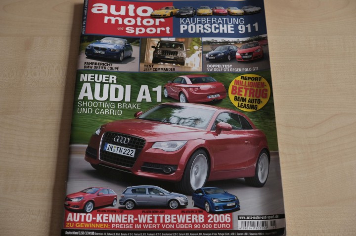 Deckblatt Auto Motor und Sport (15/2006)
